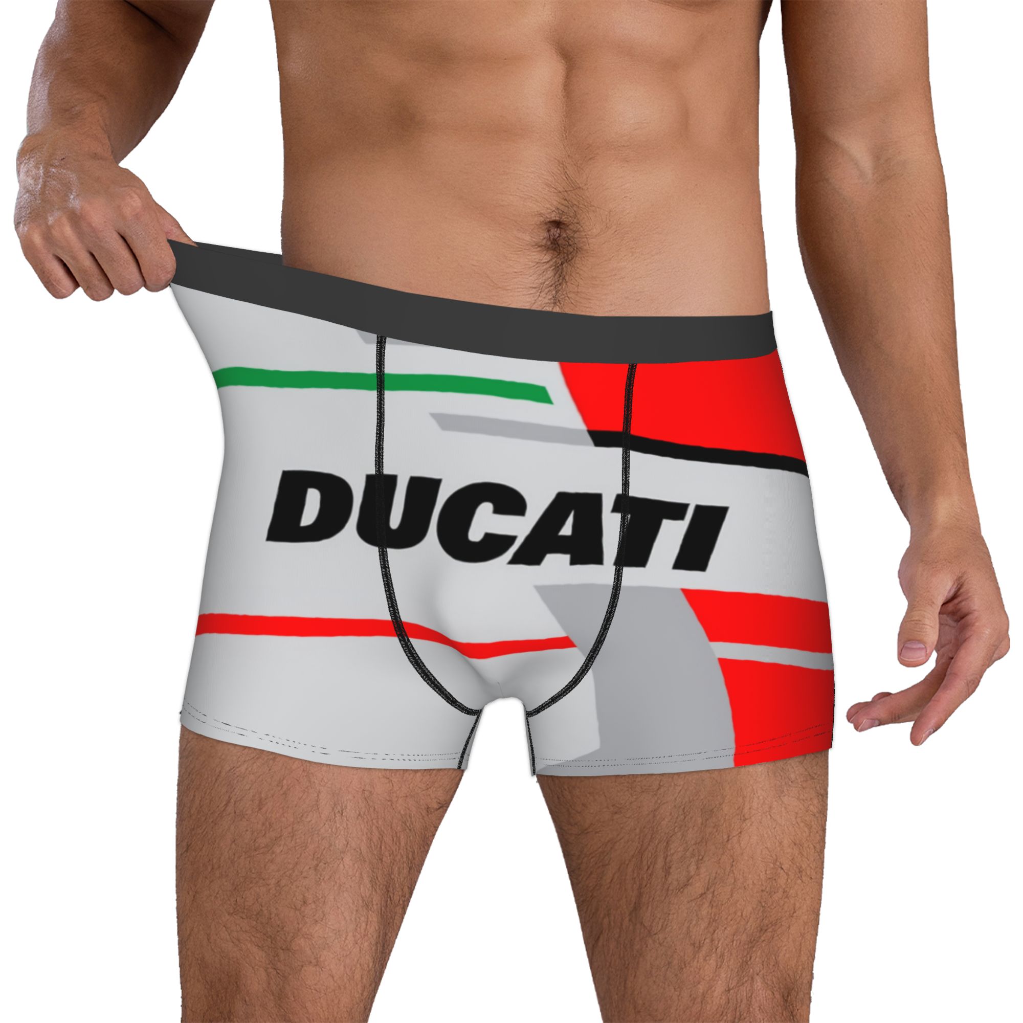 Boxer Shorts Modal - Ducatis motorfietsondergoed Heren bedrukte boxershorts Shorts
