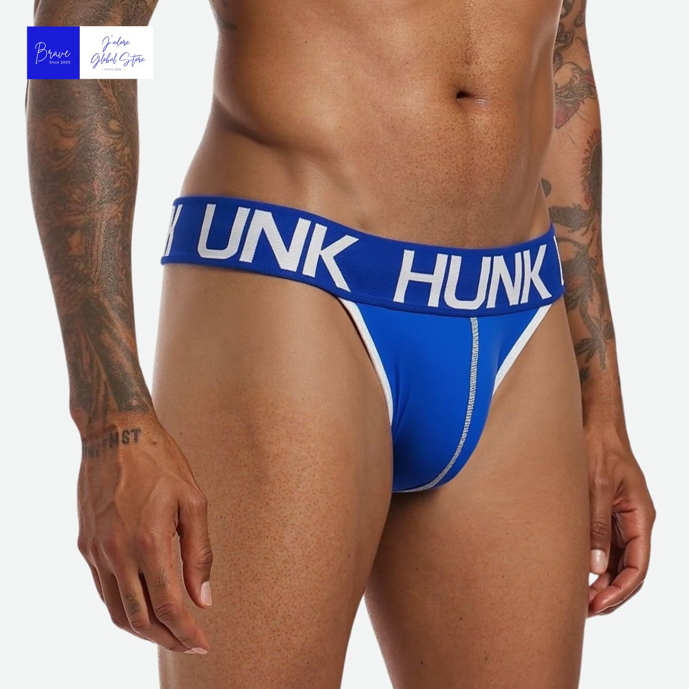 Jockstrap Athletic - Heren Letter High Cut Sexy Thong