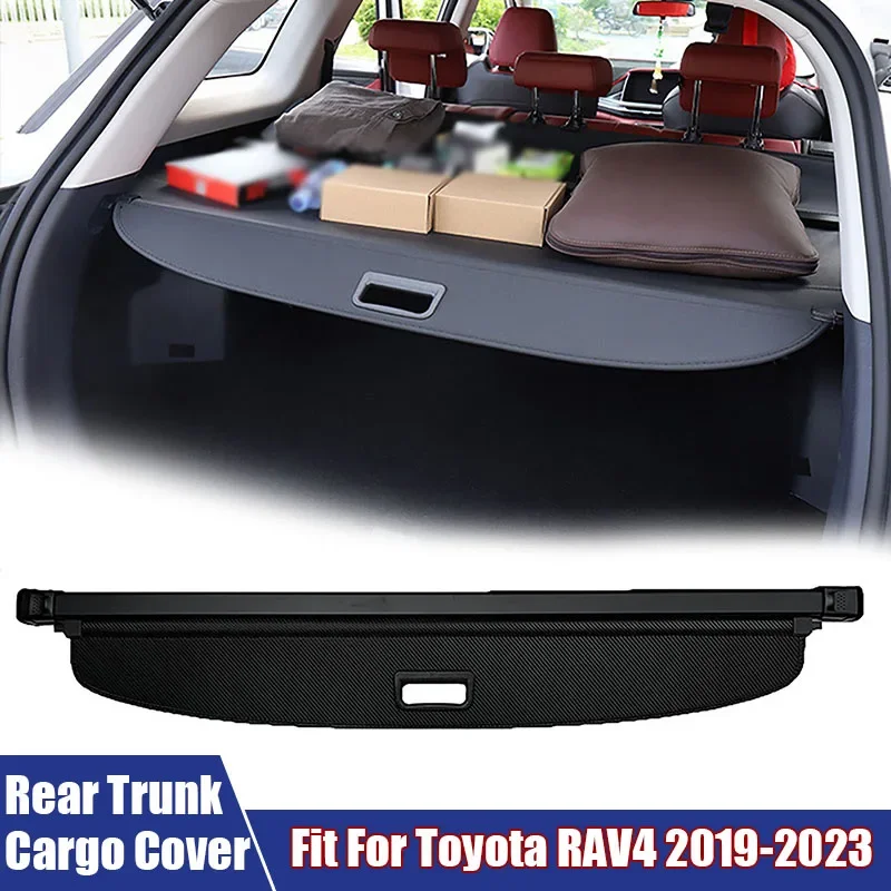 Bamboo Fiber Trunk - Kofferbak Cargo Cover Koolstofvezel Kofferbak Scheidingsbord