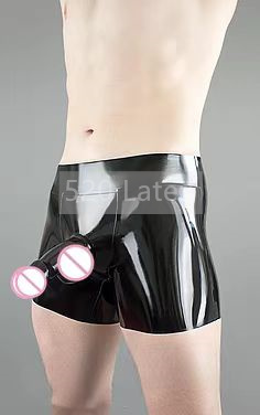 Pouch Boxer Pouch - Latex Mannen Boxershorts Ondergoed Voorschede Zacht