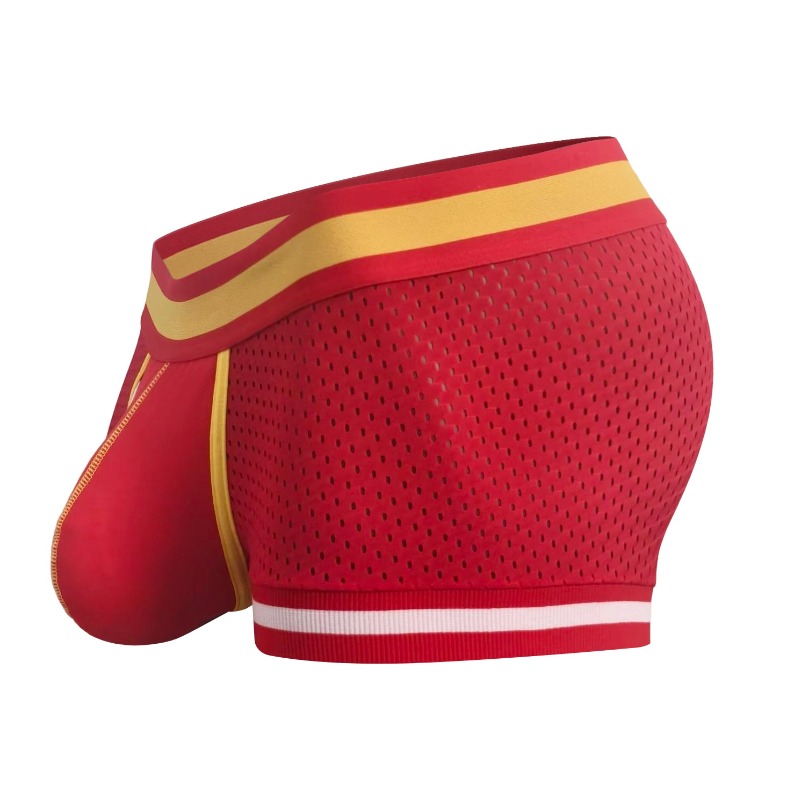 Herenshorts van mesh, U-vormig - Mesh Sport Boxer recensie en prijs