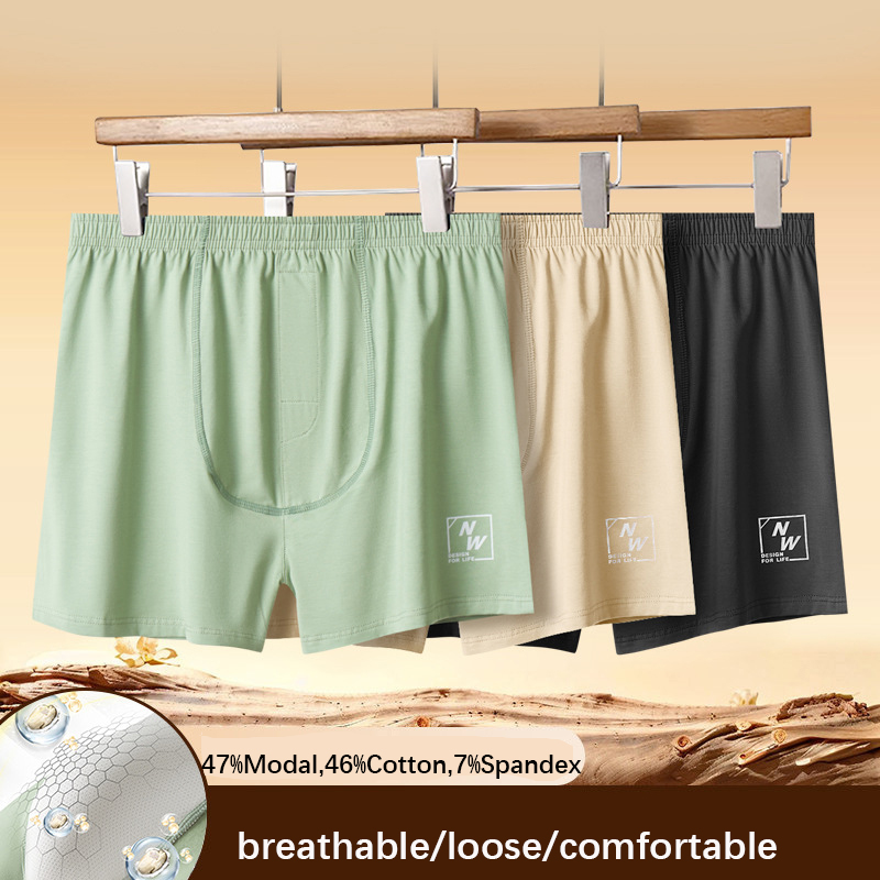 Effen kleur heren ondergoed bo - Boxer Shorts Modal recensie en prijs