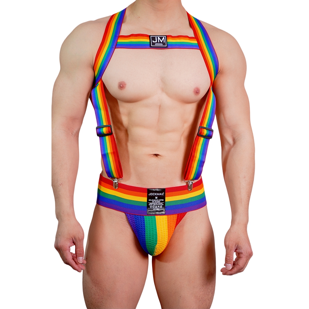 JOCKMAIL Regenboog Body Harnes - Jockstrap Athletic recensie en prijs